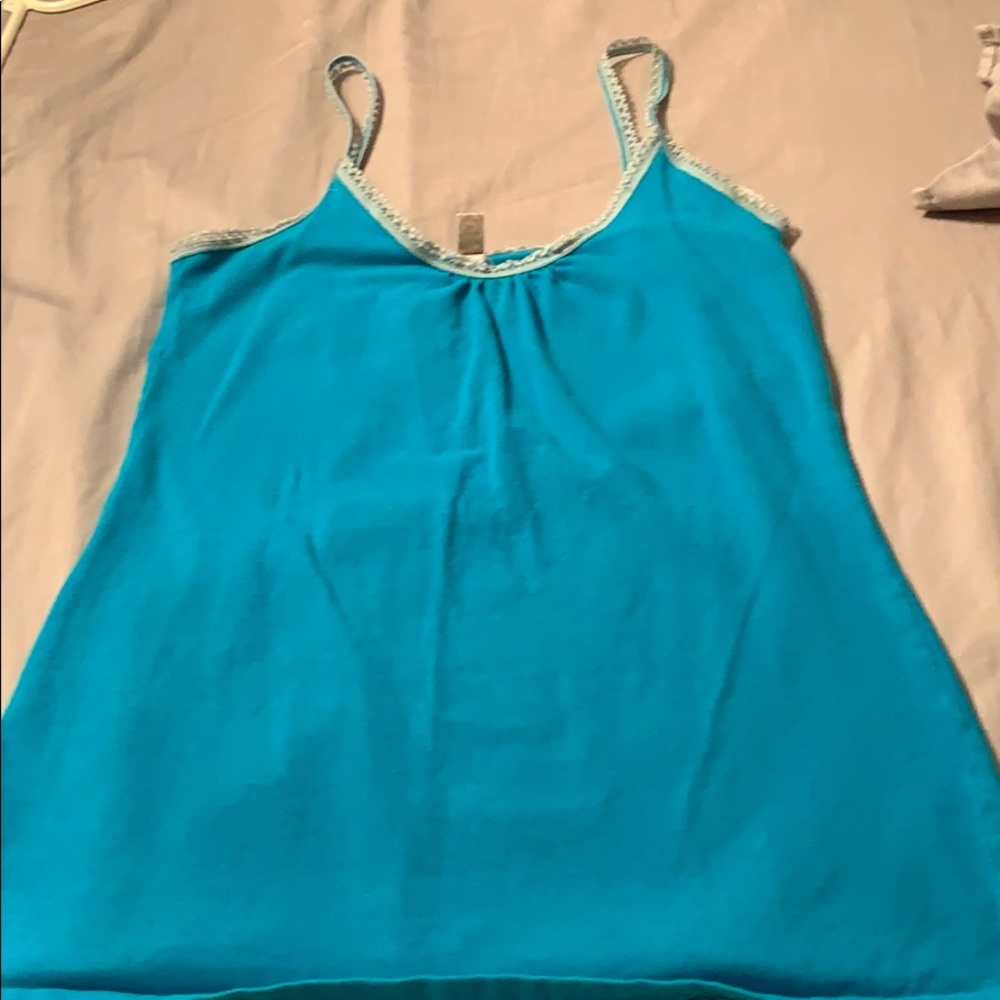 Blue tank
